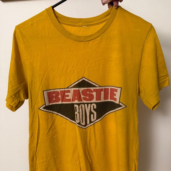 Beastie Boys Mustard T-Shirt - Picture 1 of 2